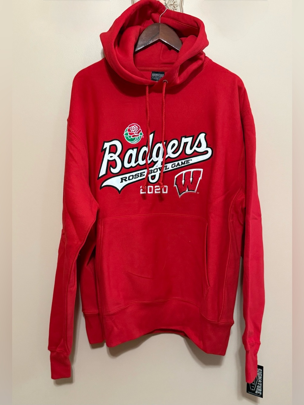 BNWT Wisconsin Badgers Rose Bowl 2020 Hoodie Sz L